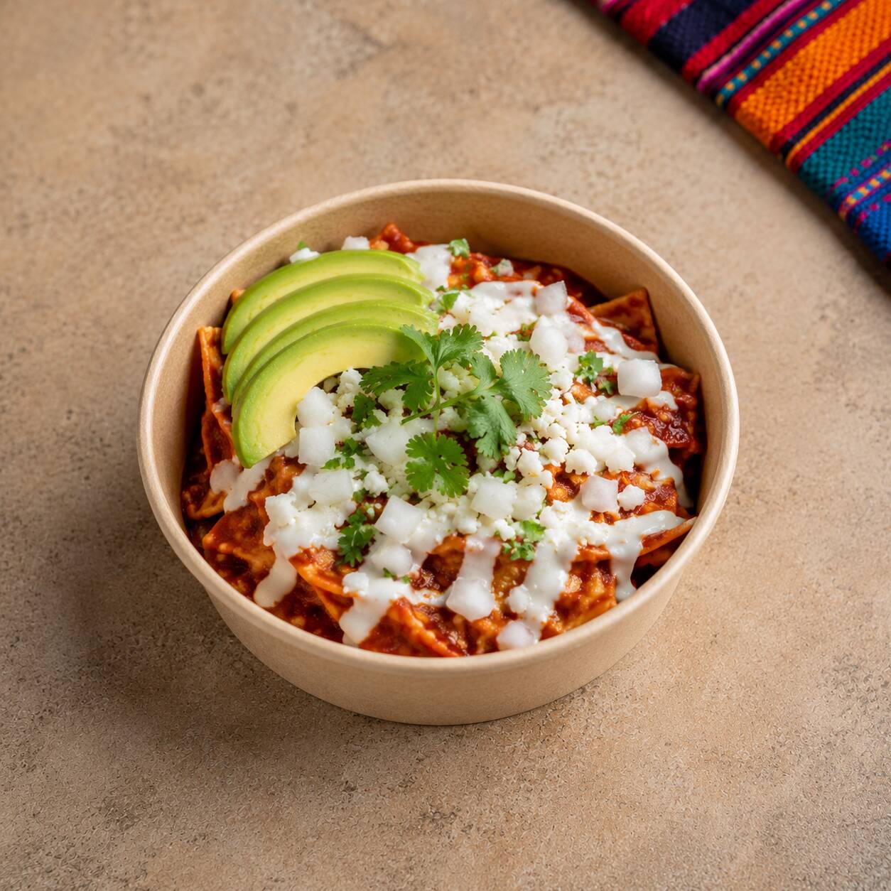 Chilaquil con Proteína Chico