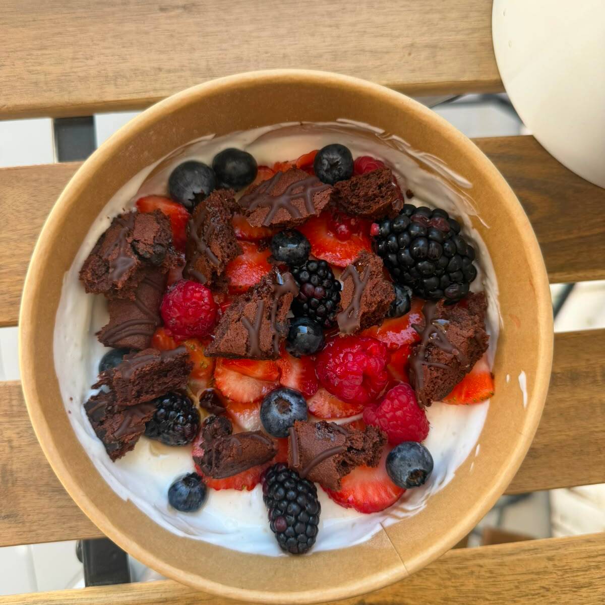 Brownie Yogurt Bowl