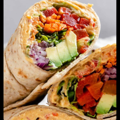 Wrap de pollo a la plancha