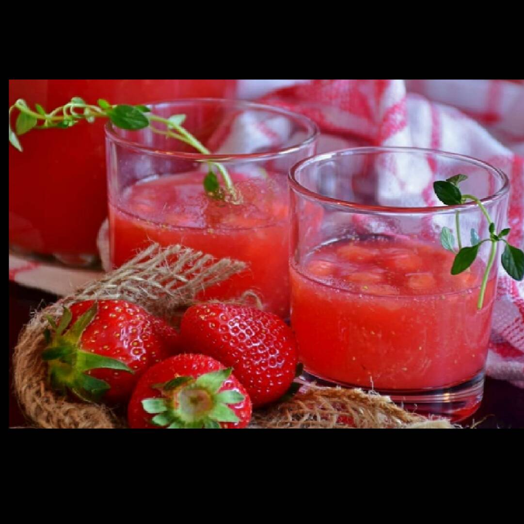 Agua de fresa 32 oz