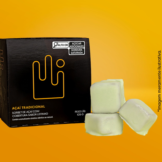 Bombons de açaí, cobertos por uma camada irresistível de creme de leitinho. (105g)