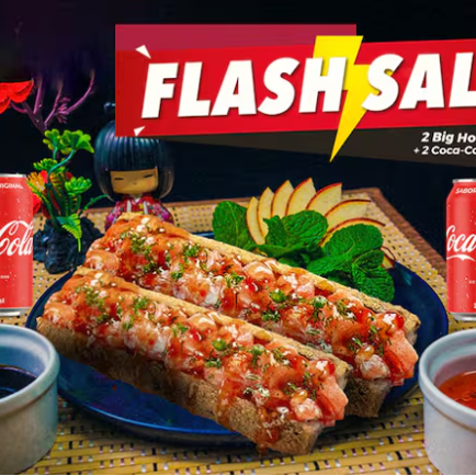 Tudo o que você precisa é desse combo agora! 2 Big Hot (da sua escolha) + 2 Coca Cola Lata Eaí, bora tornar sua noite mais feliz com a gente?