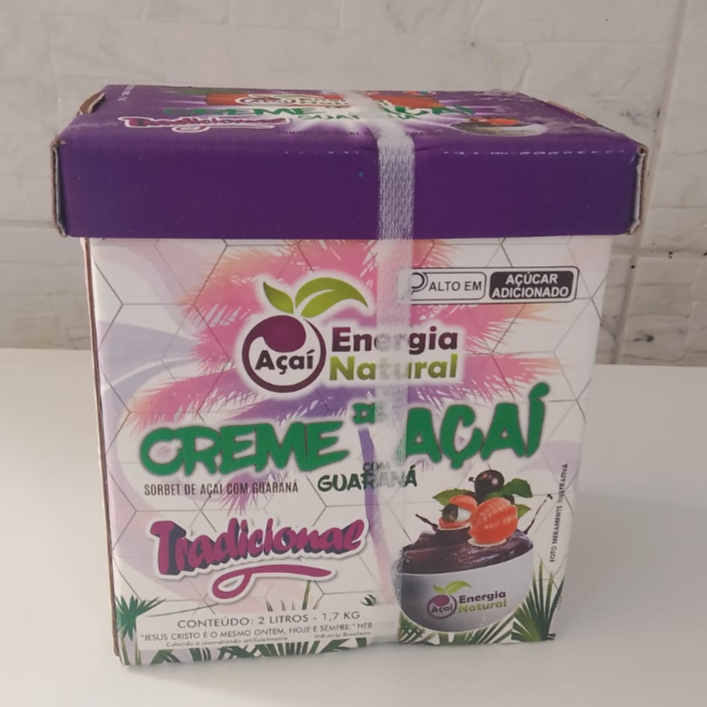 O mais cremoso açaí tradicional 2L