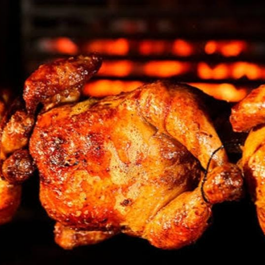 2 frangos assado com farofa