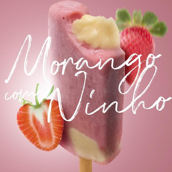 Morango c/ Recheio de Leite Ninho