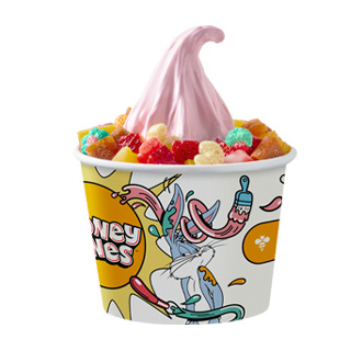 Helado Suave Doble Fresa Mango