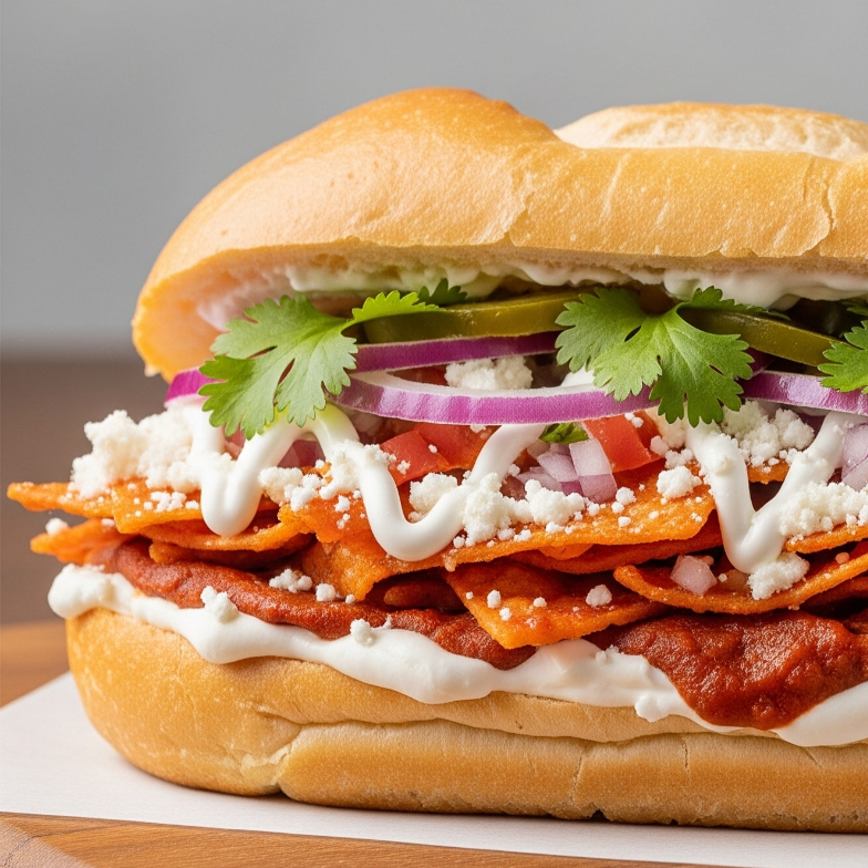 Torta de Chilaquiles