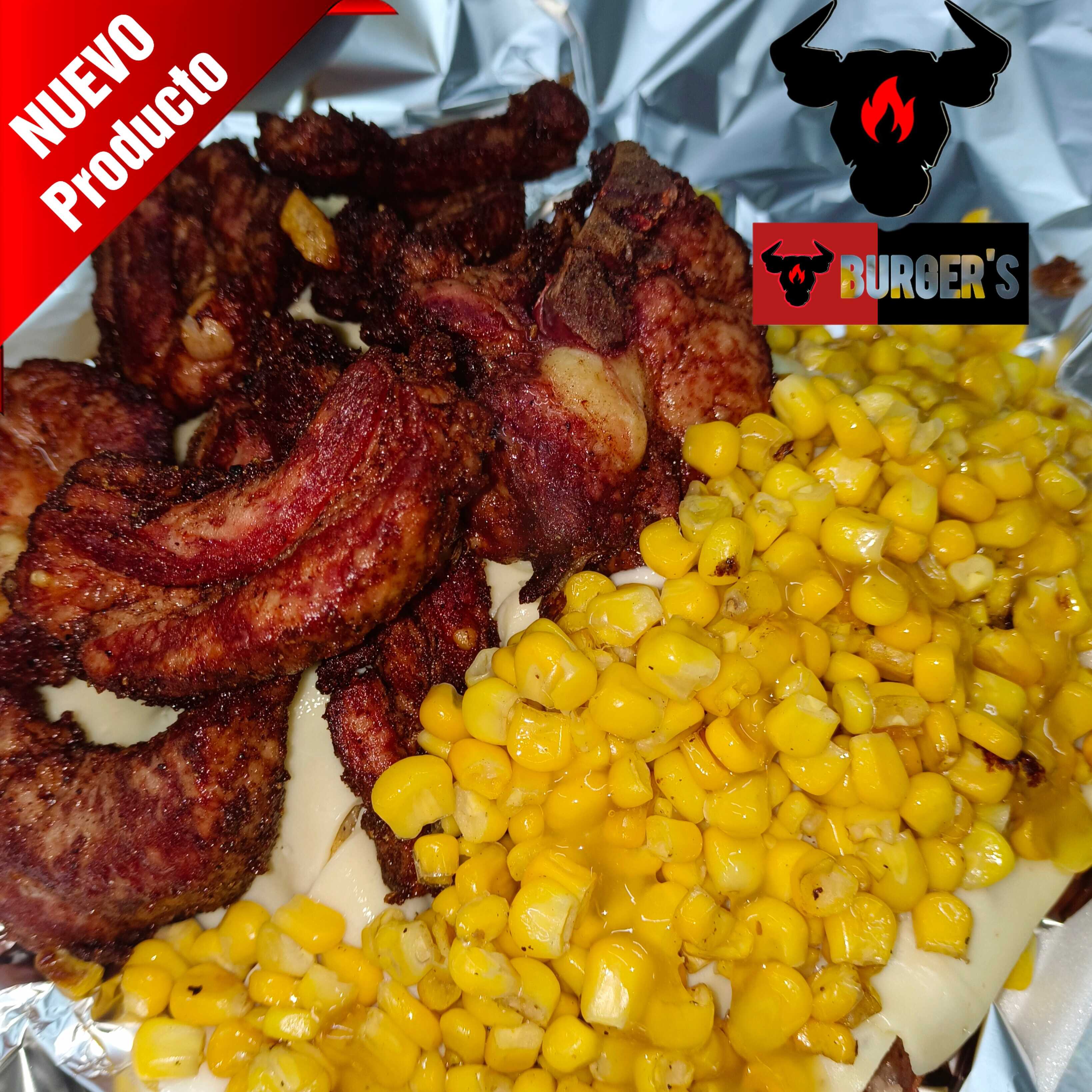 NEW SALCHI-COSTILLA PARA 2 PERSONAS 🍟🍟