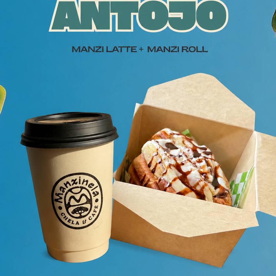 Café Latte + Manzi Roll