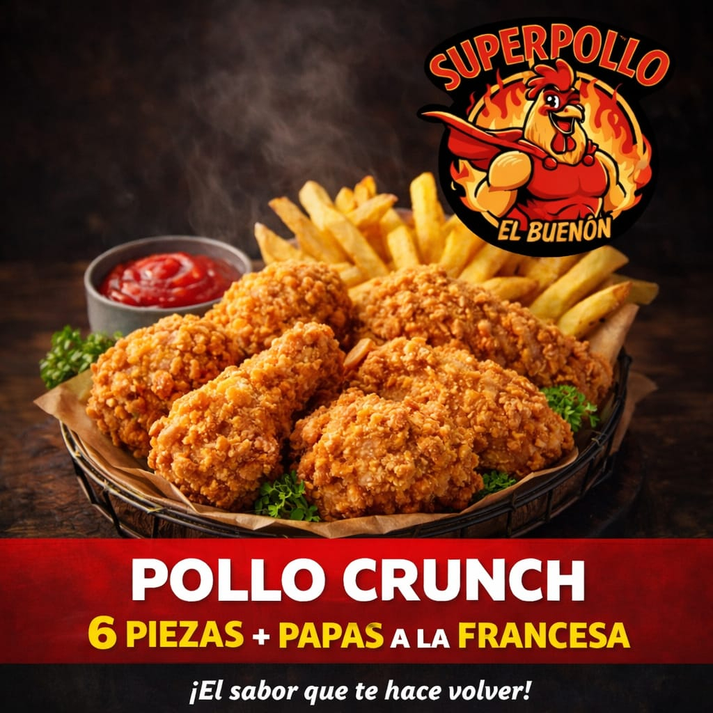 Pollo Crunch 6 Piezas