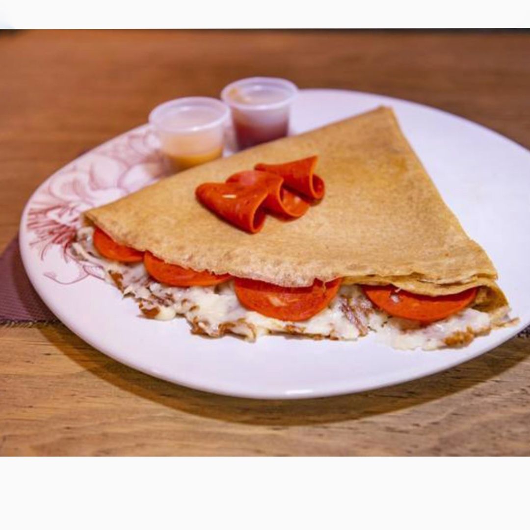 Crepa Pepperoni con Manchego