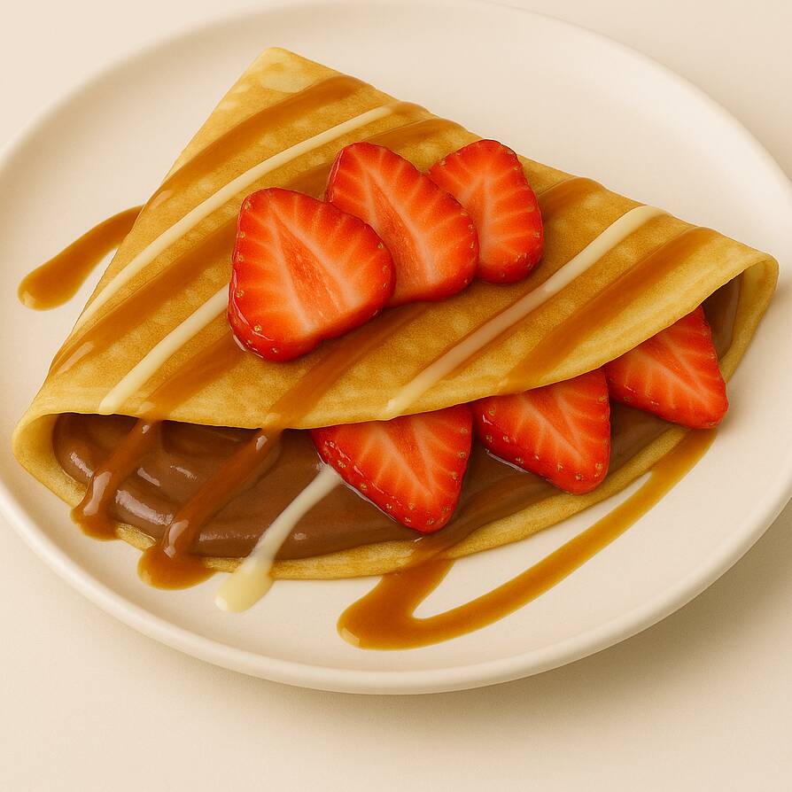 CREPA NUTELLA Y FRESA