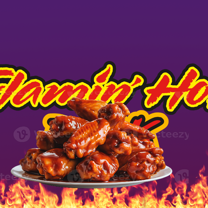 Alitas Sabor Flammin Hot