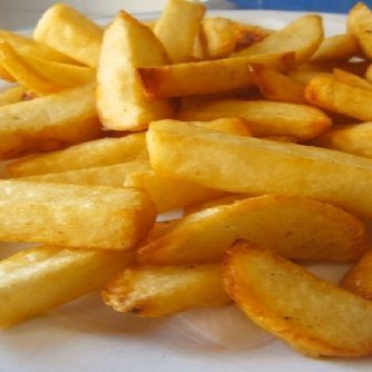 Porción de papas fritas