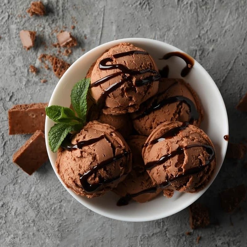 Helado sabor Chocolate