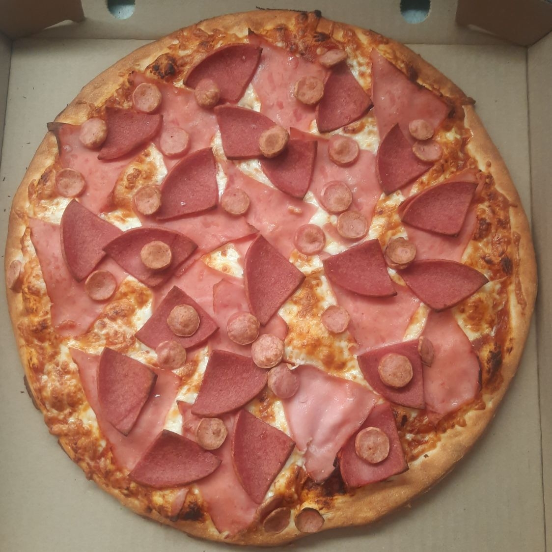 Pizza Carnes Frías Mediana