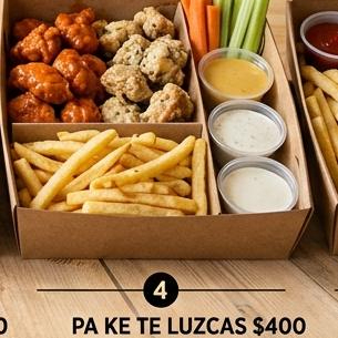 Combo papas y boneless