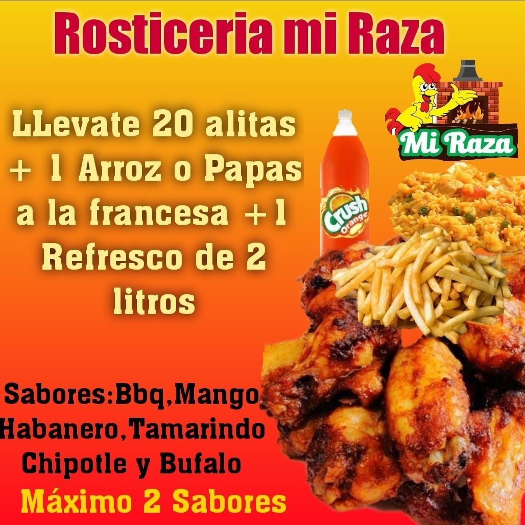 Paquete 10 - 20 Alitas Combo