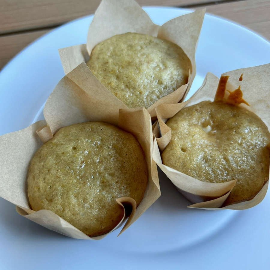 Banana Cream Cheese Muffin