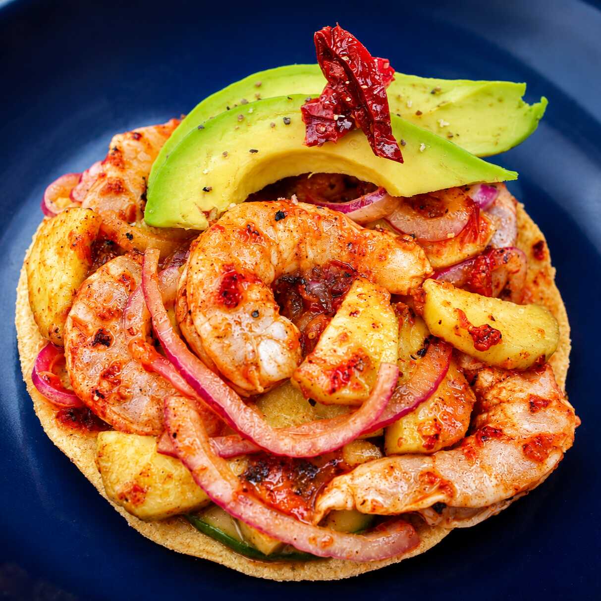 Tostada Aguachile Chipotle