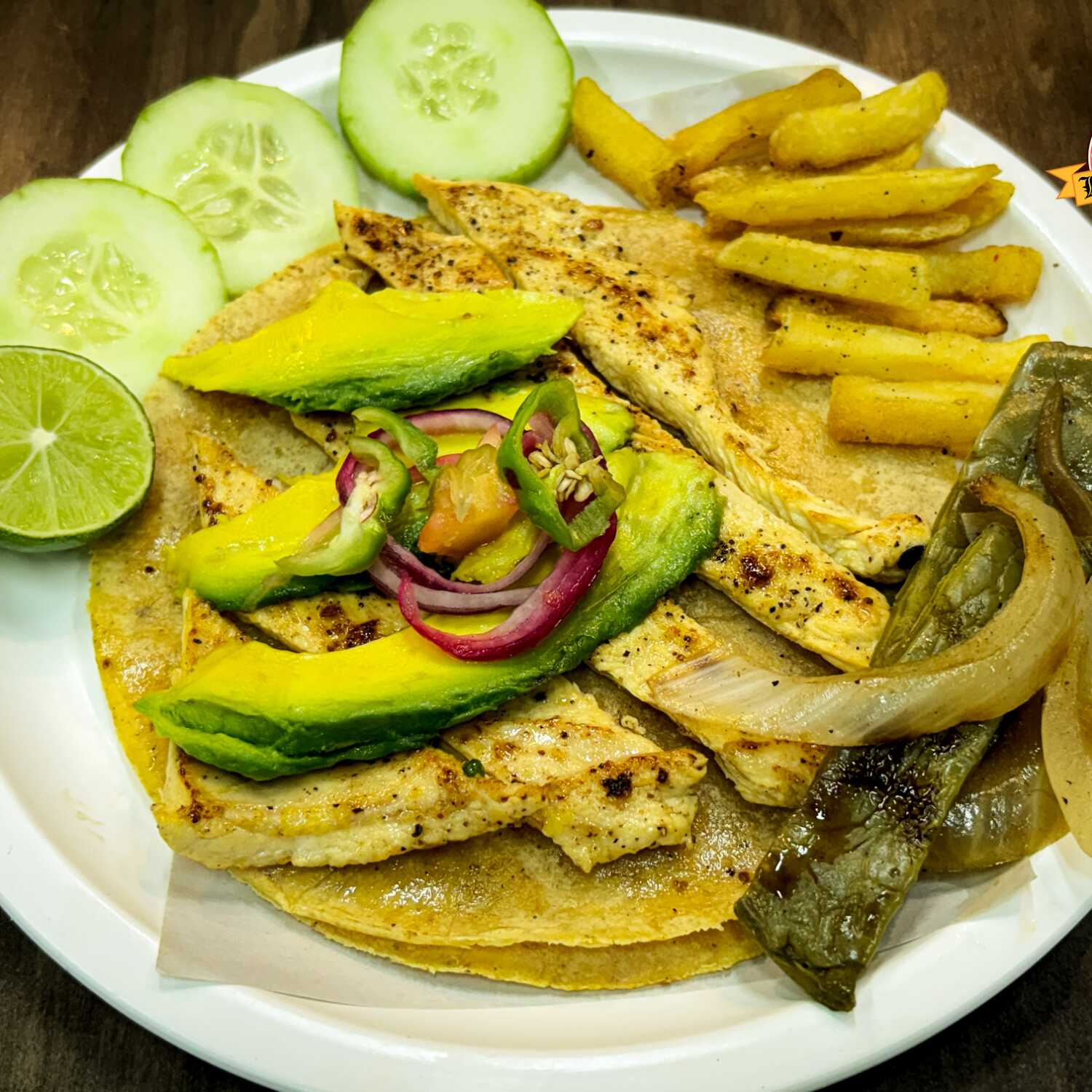 Taco de pollo