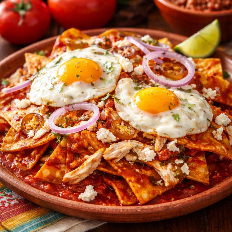 CHILAQUILES ROJOS