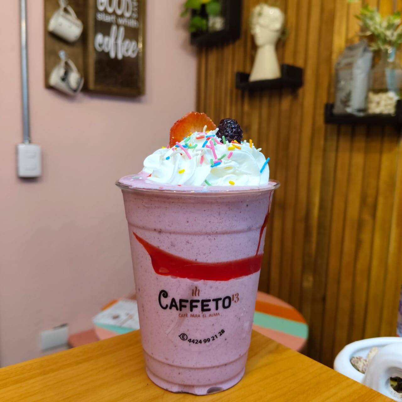 Smoothie de Frutos Rojos Base Leche