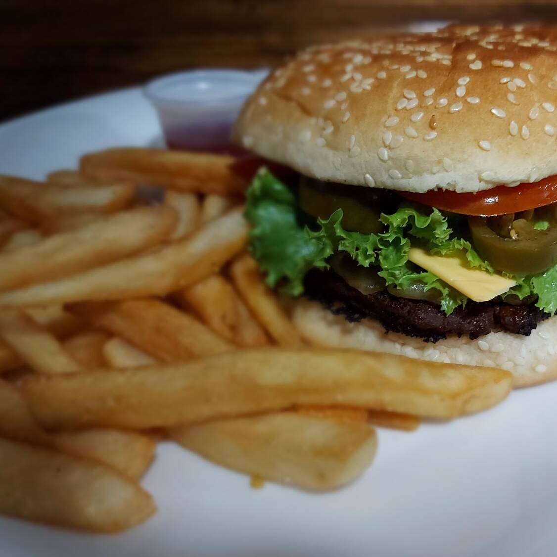 Combo Hamburguesa Pollo y Soda Italiana