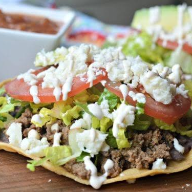 Tostada de res
