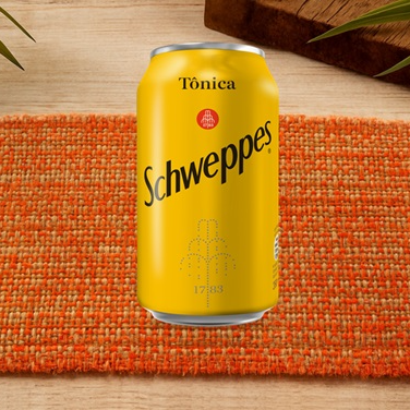 Água Tônica Schweppes Lata 350ml