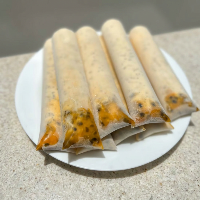 Cremoso Mousse de Maracuja com Geleiade Maracujá