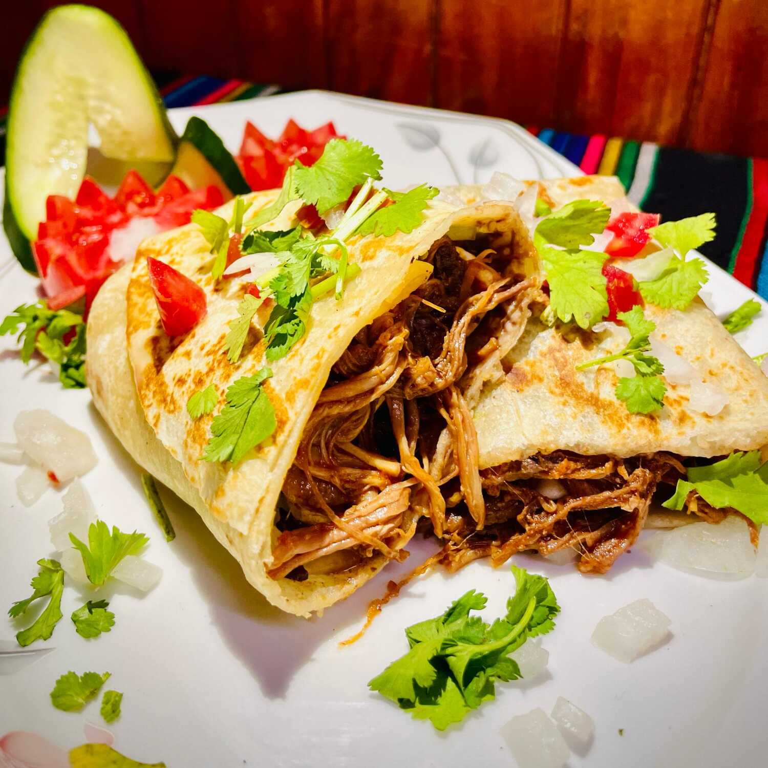 Burrito de Deshebrada Sencillo