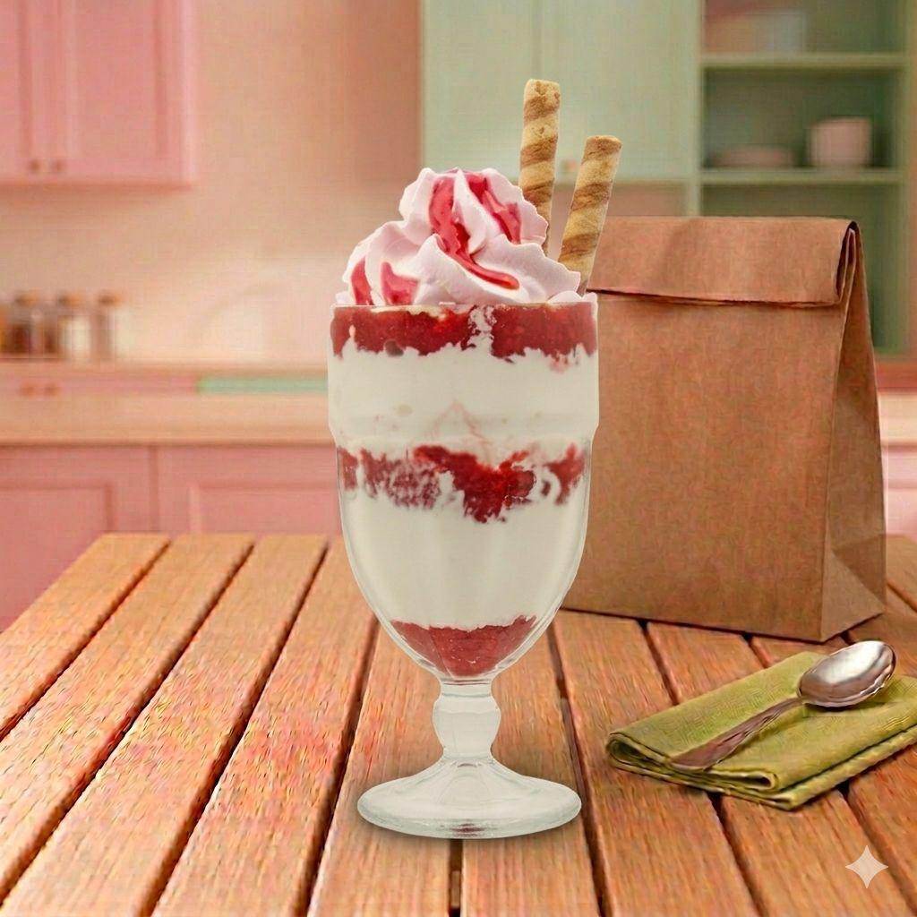 Malteada Fusión de Fresa