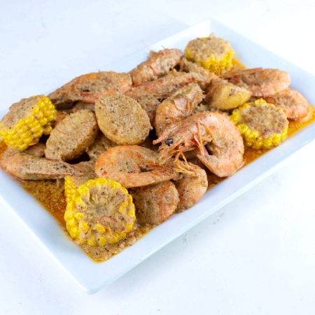 Camarones Luisiana en Salsa de Cacahuate