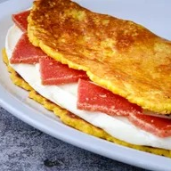 Cachapa venezolana con Bocadillo y Queso