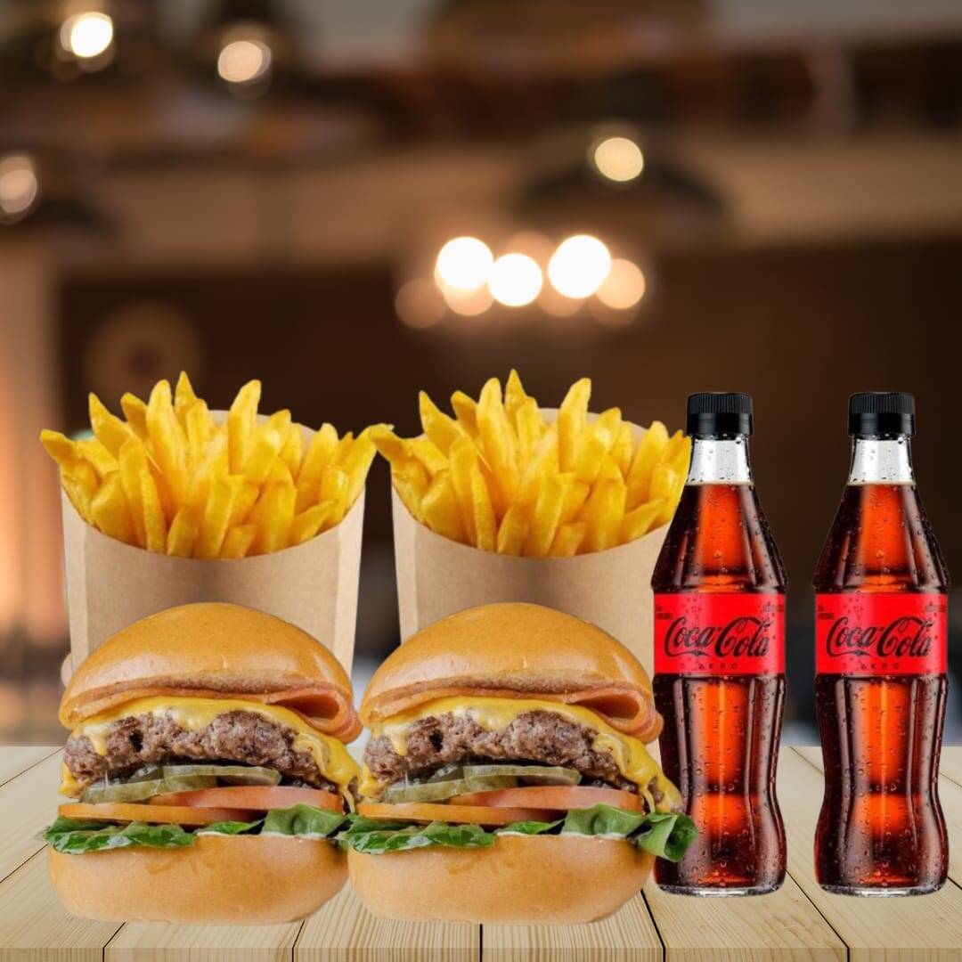 Combo Pareja Burger Americana