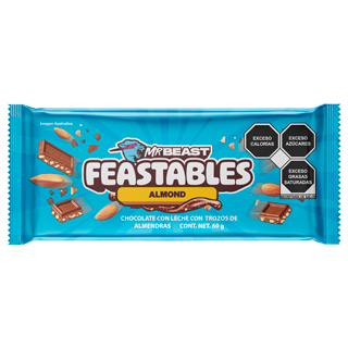 Chocolate Mr. Beast sabor Almendra
