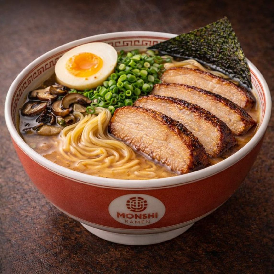 COMBO Ramen Tonkotsu con Proteína al Gusto + Te Helado