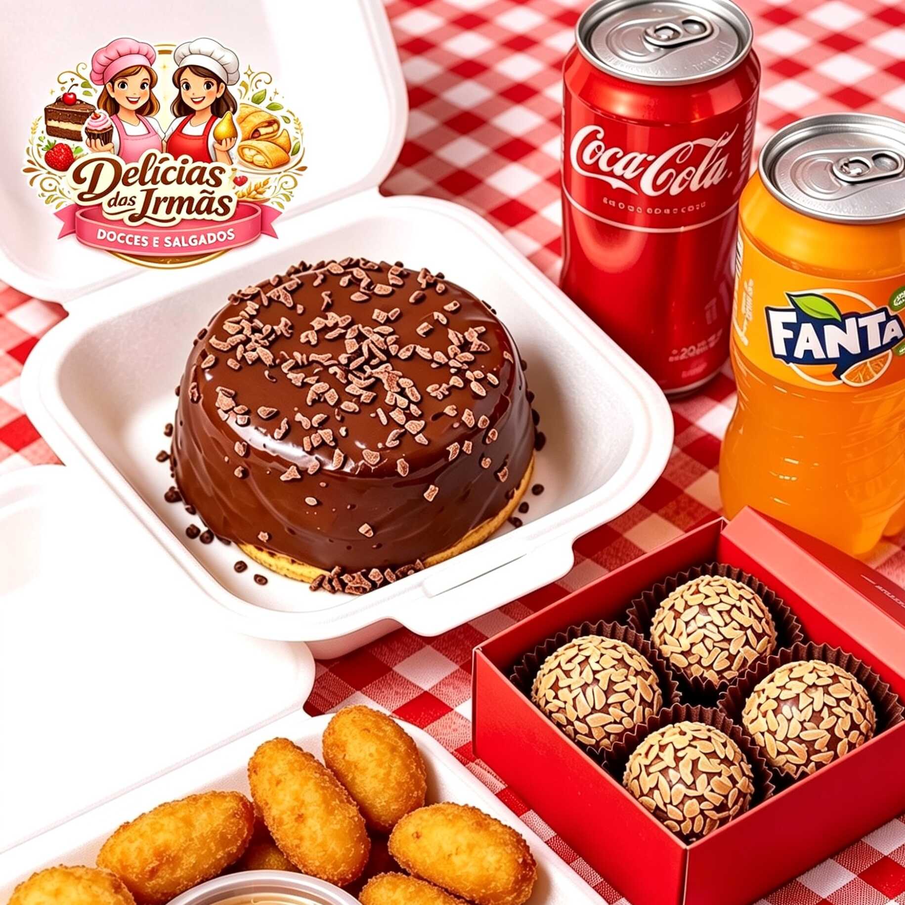 Kit Namorados Apaixonados
1mini Vulcão (escolha a Cobertura)
30mini salgadinhos
1 Caixinha com laço de fita 🎀 com 4 brigadeiros
2 refrigerante em lata (220ml)