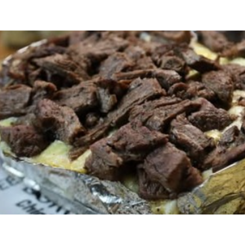 Papas con Arrachera