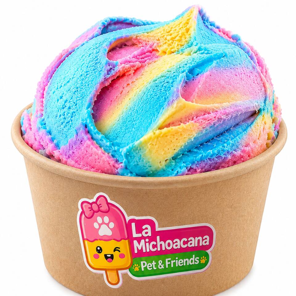 Helado Unicornio 4oz 🦄🌈