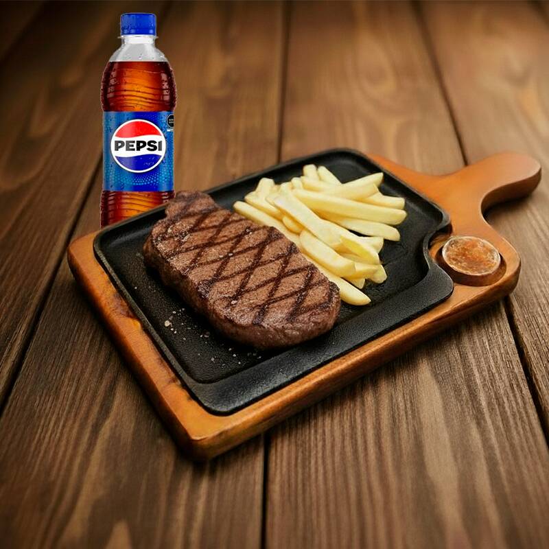 Bistec a la Parrilla + Pepsi personal