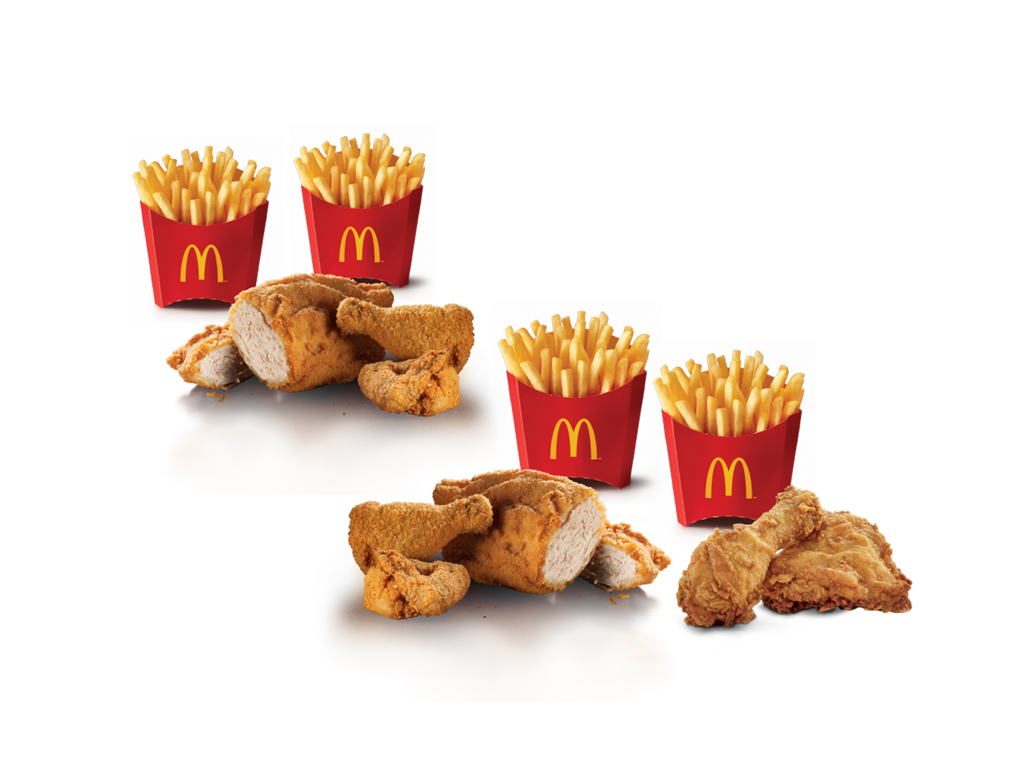 8 pz. Pollo McCrispy ® y 4 McPapas ® Medianas