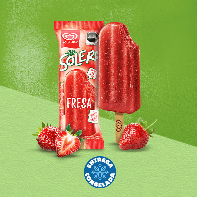 Solero Fresa (2 piezas)