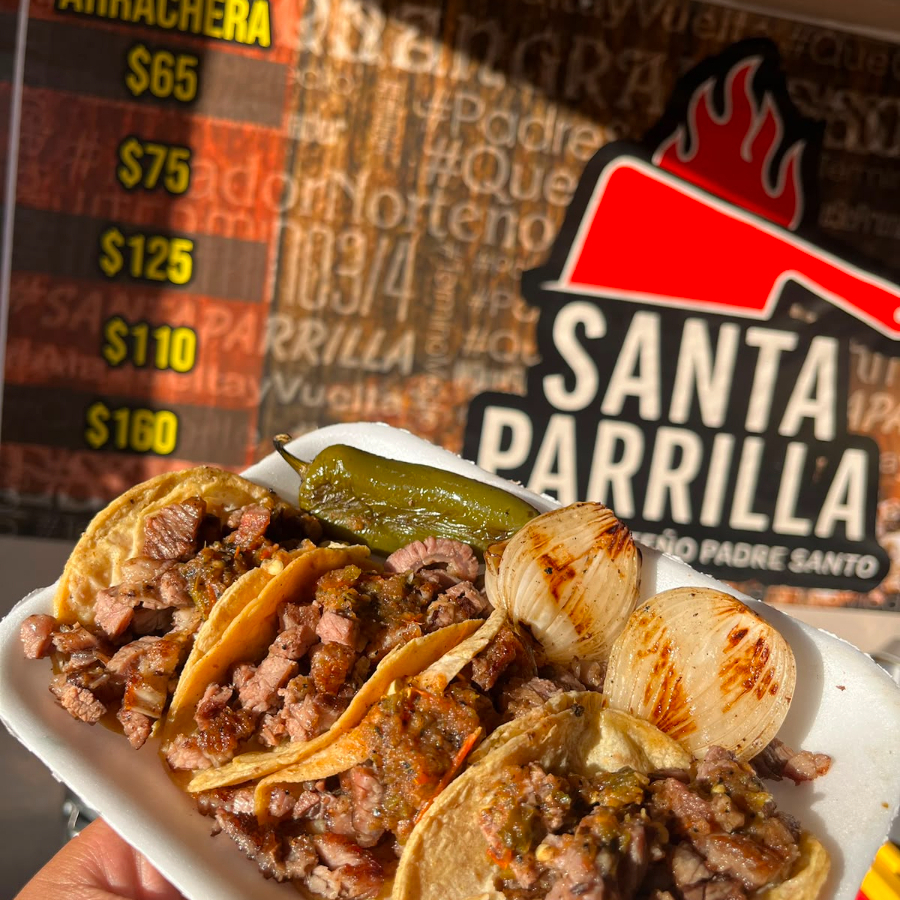 Orden de tacos de asada