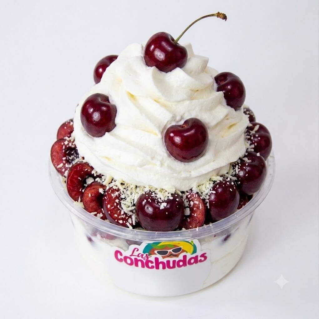 Cerezas con Crema Grande (16 Oz)🍒