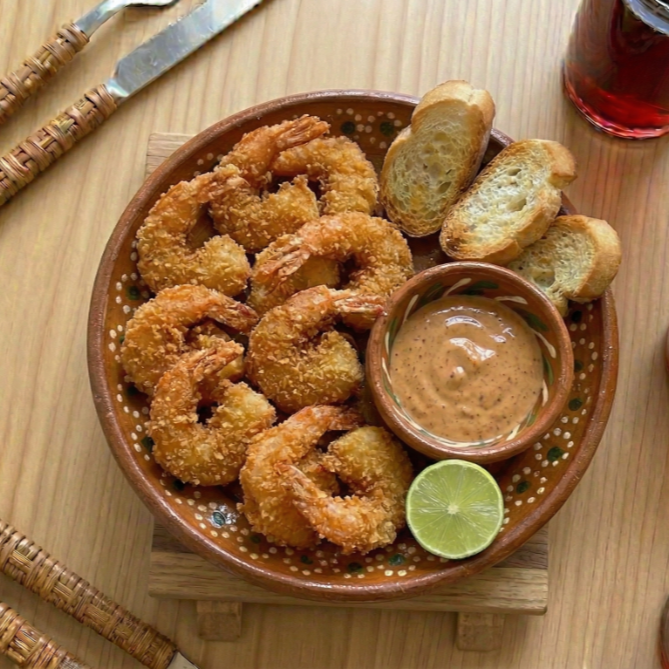 Camarones Empanizados