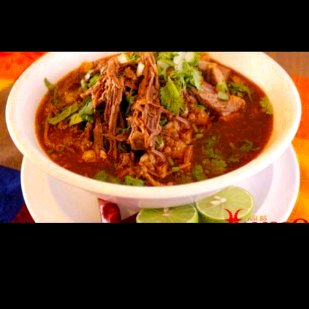 Birria en su jugo individual