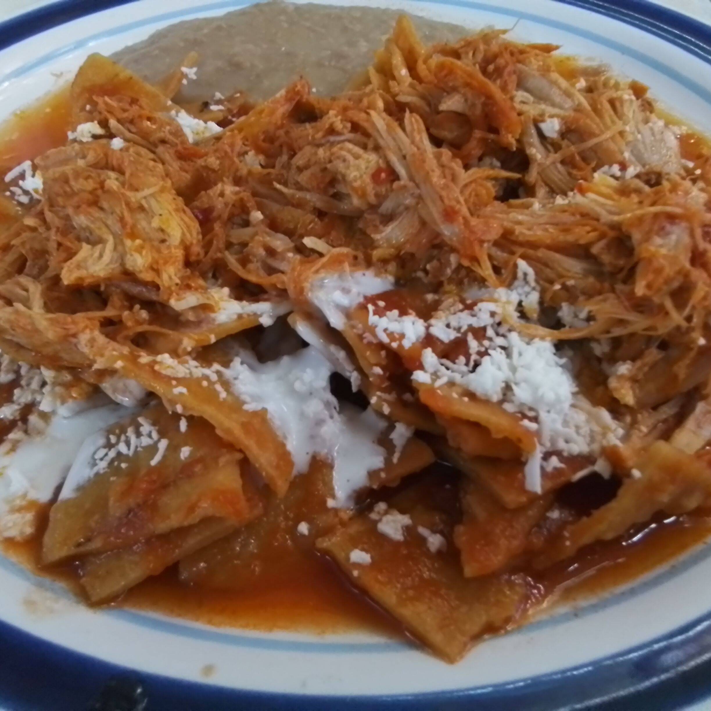 Chilaquiles Con pollo