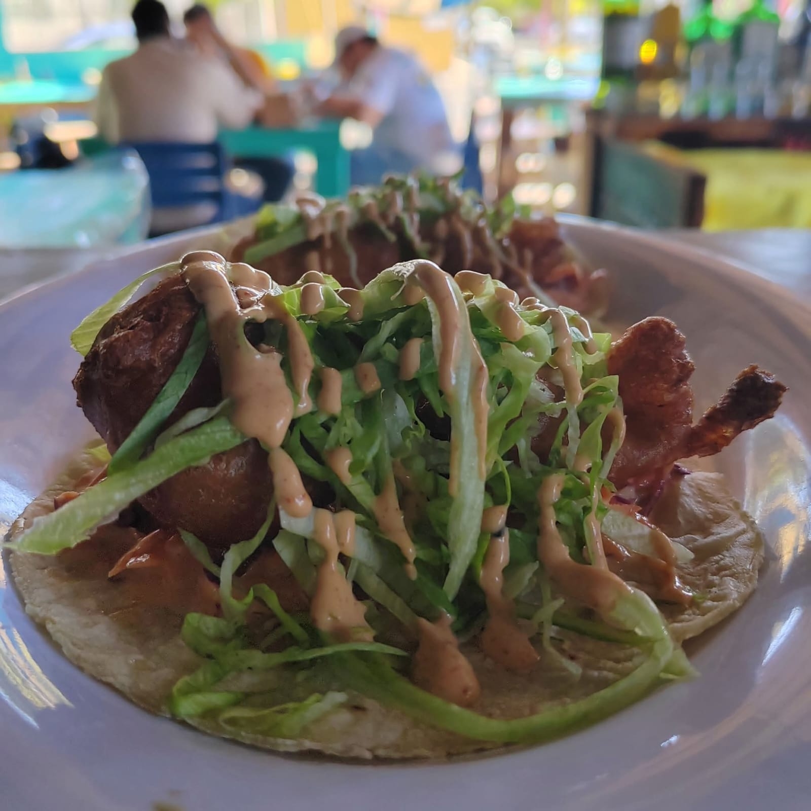 Tacos Capeados de Camarón